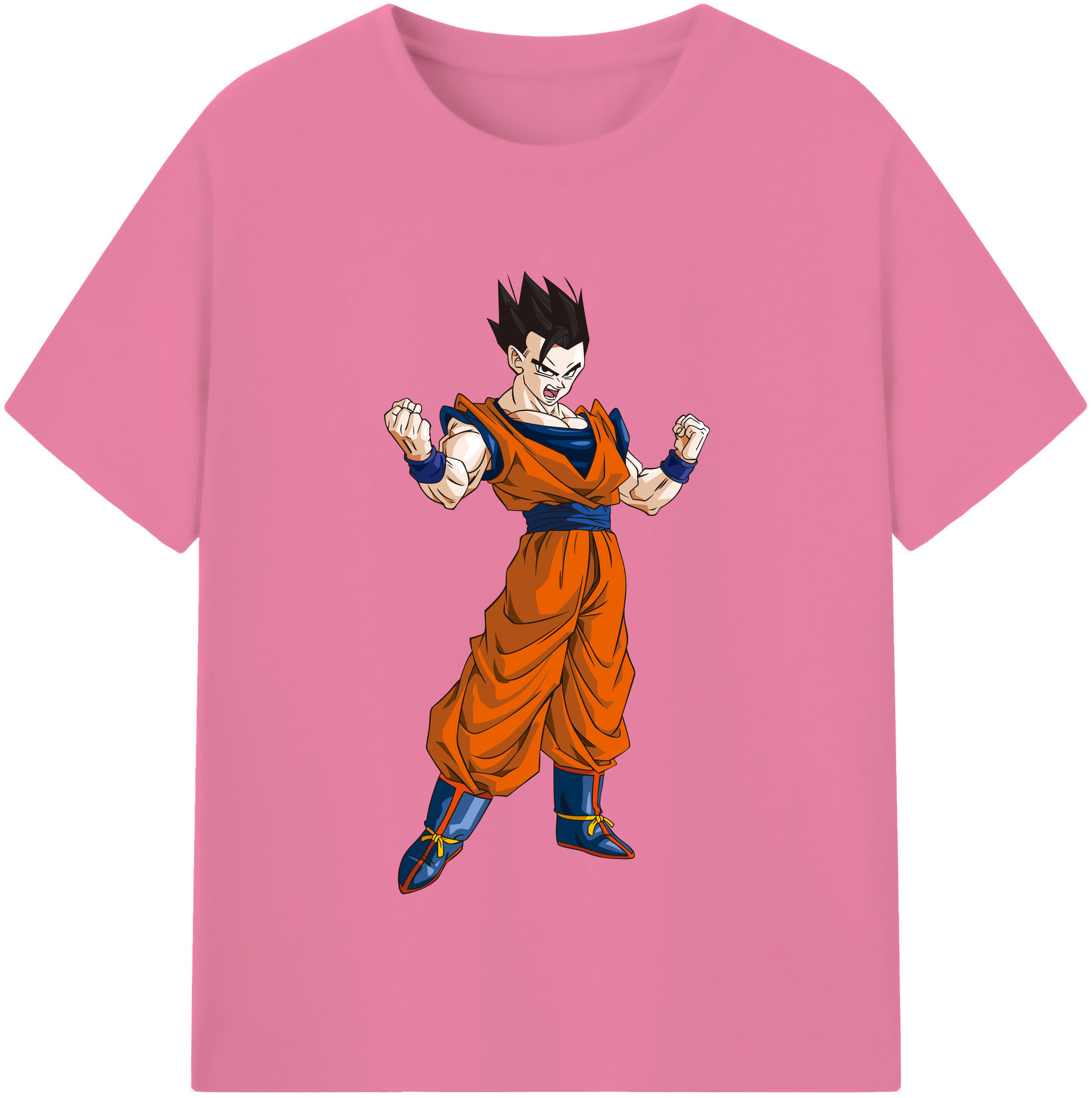 （画像用） ドラゴンボール 孫 悟飯（そんごはん）DRAGON BALL Son Gohan 綿100％半袖Tシャツ（フロントプリント）